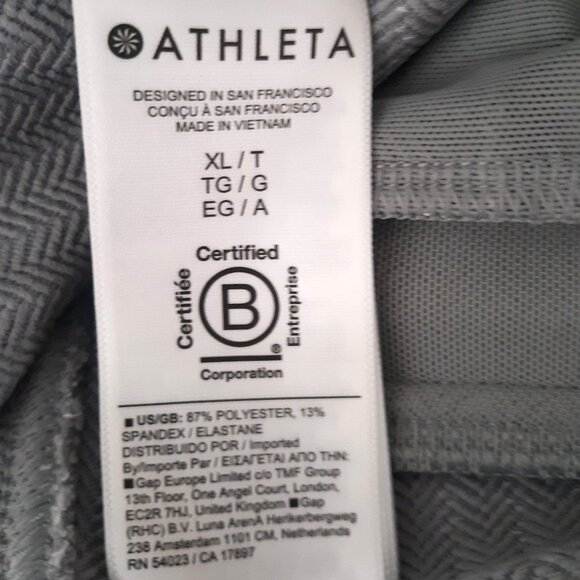 Athleta Delancey Skyline High Rise Herringbone All Around Stretch Leggings - Picture 12 of 13